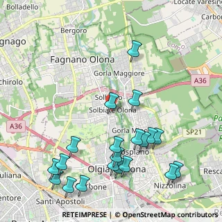 Mappa Via Sant' Antonino, 21058 Solbiate Olona VA, Italia (2.518)