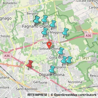 Mappa Via Sant' Antonino, 21058 Solbiate Olona VA, Italia (1.94727)