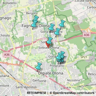 Mappa Via Sant' Antonino, 21058 Solbiate Olona VA, Italia (1.65833)