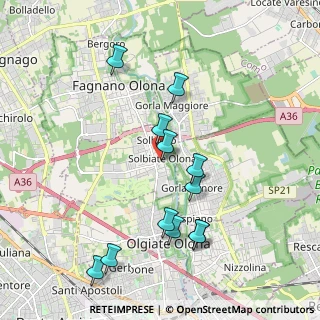 Mappa Via Sant' Antonino, 21058 Solbiate Olona VA, Italia (1.99167)