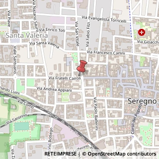 Mappa Via San Vitale, 1, 20831 Seregno, Monza e Brianza (Lombardia)