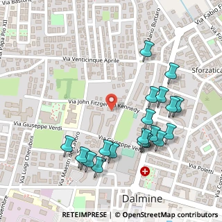 Mappa Via J.F. Kennedy, 24044 Dalmine BG, Italia (0.2735)
