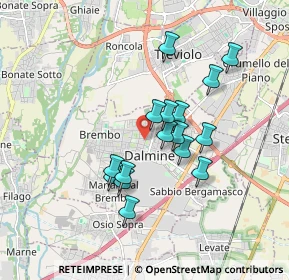 Mappa Via J.F. Kennedy, 24044 Dalmine BG, Italia (1.46438)
