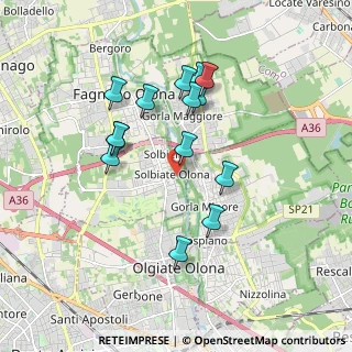 Mappa Vicolo Ponti, 21058 Solbiate Olona VA, Italia (1.64643)