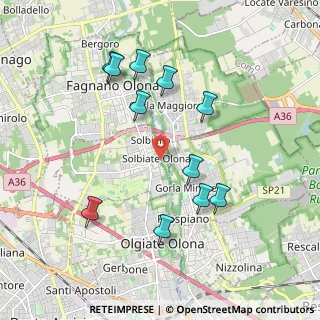 Mappa Vicolo Ponti, 21058 Solbiate Olona VA, Italia (1.94364)