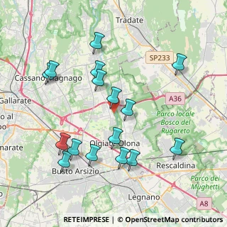 Mappa Vicolo Ponti, 21058 Solbiate Olona VA, Italia (4.06563)