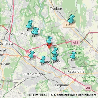 Mappa Vicolo Ponti, 21058 Solbiate Olona VA, Italia (3.58231)