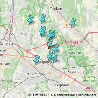 Mappa Vicolo Ponti, 21058 Solbiate Olona VA, Italia (2.7825)