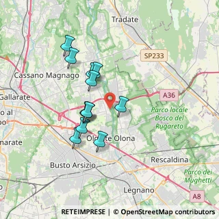 Mappa Vicolo Ponti, 21058 Solbiate Olona VA, Italia (2.99583)
