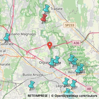 Mappa Vicolo Ponti, 21058 Solbiate Olona VA, Italia (6.31429)