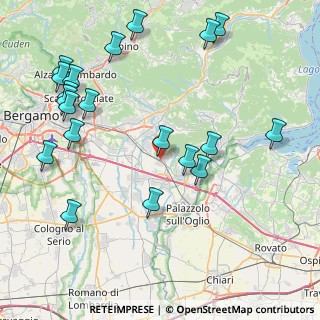 Mappa Via C. Battisti, 24060 Chiuduno BG, Italia (9.96)