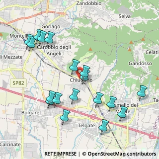 Mappa Via C. Battisti, 24060 Chiuduno BG, Italia (2.22389)