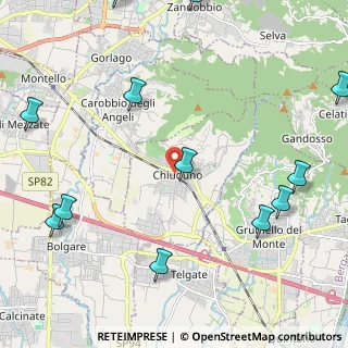 Mappa Via C. Battisti, 24060 Chiuduno BG, Italia (3.015)