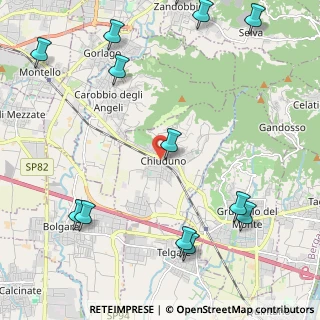 Mappa Via C. Battisti, 24060 Chiuduno BG, Italia (2.95769)