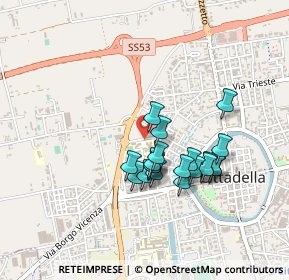 Mappa Via Europa, 35013 Cittadella PD, Italia (0.36)