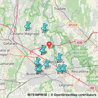 Mappa 21058 Solbiate Olona VA, Italia (3.74818)