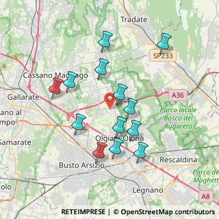 Mappa 21058 Solbiate Olona VA, Italia (3.44923)