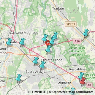 Mappa 21058 Solbiate Olona VA, Italia (5.50286)