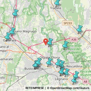Mappa 21058 Solbiate Olona VA, Italia (5.88167)