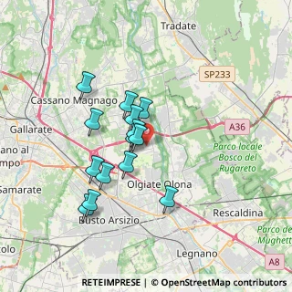 Mappa 21058 Solbiate Olona VA, Italia (2.92357)