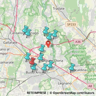 Mappa 21058 Solbiate Olona VA, Italia (3.67846)