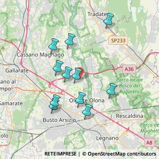 Mappa 21058 Solbiate Olona VA, Italia (3.56364)