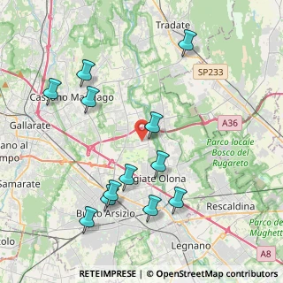 Mappa 21058 Solbiate Olona VA, Italia (4.35167)