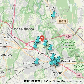 Mappa 21058 Solbiate Olona VA, Italia (4.02091)
