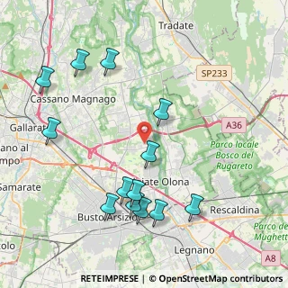Mappa 21058 Solbiate Olona VA, Italia (4.50077)