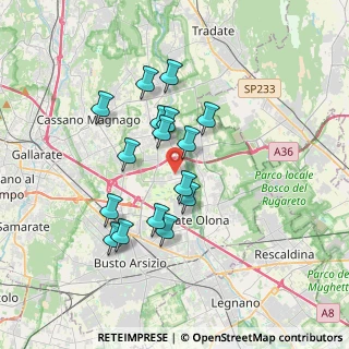Mappa 21058 Solbiate Olona VA, Italia (2.99563)