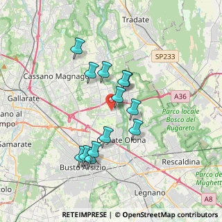Mappa 21058 Solbiate Olona VA, Italia (3.08462)