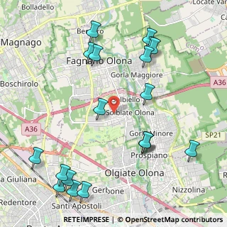 Mappa 21058 Solbiate Olona VA, Italia (2.58053)