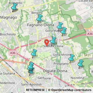 Mappa 21058 Solbiate Olona VA, Italia (2.65083)