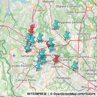 Mappa 21058 Solbiate Olona VA, Italia (6.30875)