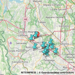 Mappa 21058 Solbiate Olona VA, Italia (6.54846)
