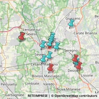 Mappa Via Abano, 20821 Meda MB, Italia (3.27214)