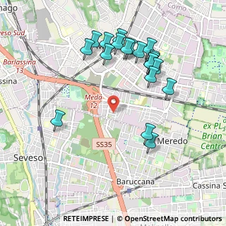 Mappa Via Este, 20821 Meda MB, Italia (1.03)