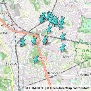 Mappa Via Abano, 20821 Meda MB, Italia (0.9475)
