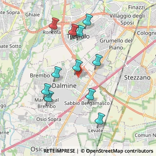 Mappa Via Capitano Sora, 24044 Dalmine BG, Italia (1.95417)