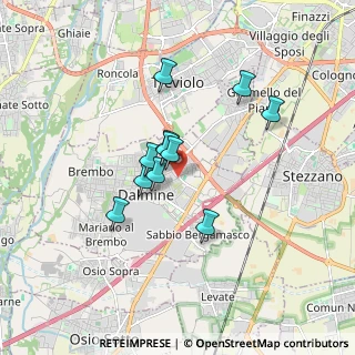 Mappa Via Capitano Sora, 24044 Dalmine BG, Italia (1.30364)