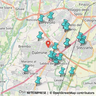 Mappa Via Capitano Sora, 24044 Dalmine BG, Italia (2.1365)