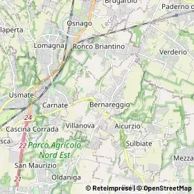 Mappa Bernareggio