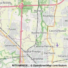 Mappa Rovello Porro