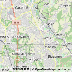 Mappa Triuggio