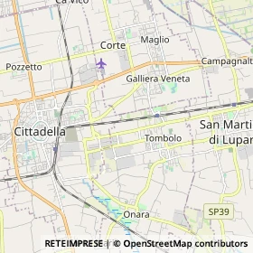 Mappa Galliera Veneta