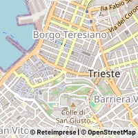 Kaart Trieste