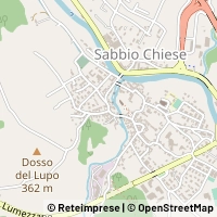Peta Sabbio Chiese