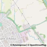 Mapa Cornate d'Adda