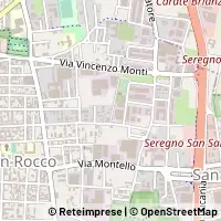 Karte Seregno