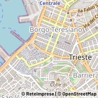 Mapa Trieste
